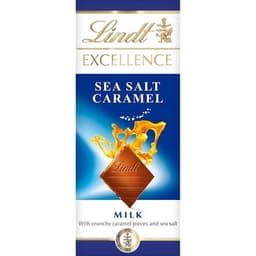 Chocolate con leche caramelo y sal marina tableta 100 g - Lindt Excellence