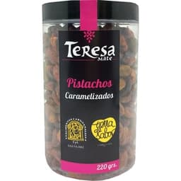 Pistachos caramelizados bote 220 g - Teresa Mate