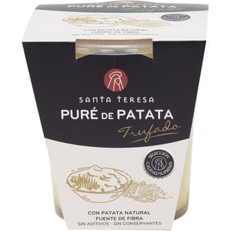 Puré de patata trufado sin gluten vaso 465 g - Santa Teresa