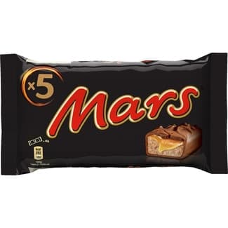 Barritas de chocolate y caramelo pack 5x45 225 g - Mars