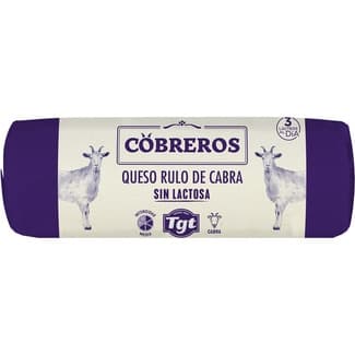 Queso rulo de cabra elaborado con leche pasteurizada sin lactosa envase 180 g - Cobreros