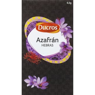 Azafrán en hebras caja 0,3 g - Ducros