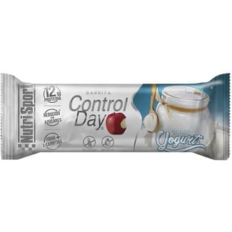 Control Day barrita con sabor a yogurt con proteínas, fibra y L-Carnitina unidad 44 g sin gluten y reducido en azúcares - Nutrisport