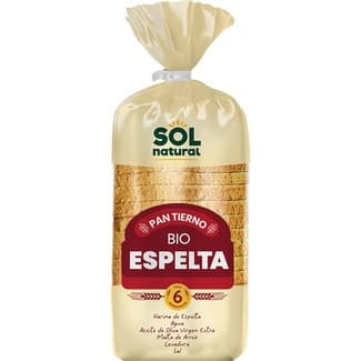 Bio pan tierno de espelta envase 400 g - Sol Natural