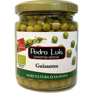 Guisantes extrafinos ecológicos frasco 150 g neto escurrido - Pedro Luis