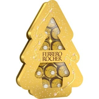 Bombones 12 unidades en estuche 150 g con forma de árbol de Navidad - Ferrero Rocher