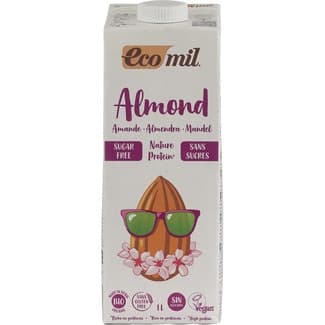 Bebida de almendras ecológica sin gluten y sin azúcares envase 1 l - Ecomil