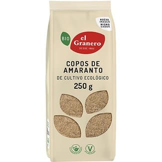 Bio copos de amaranto de cultivo ecológico bolsa 250 g - El Granero Integral