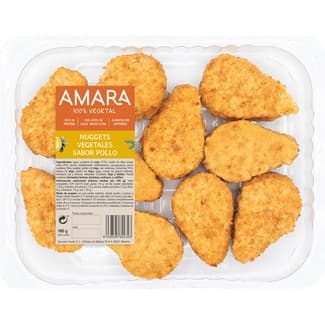 Nuggets 100% vegetal sabor a pollo envase 180 g - Amara