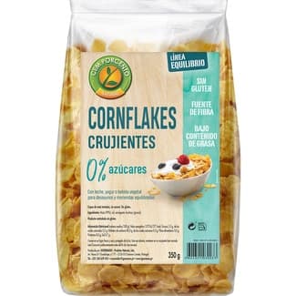 Corn flakes sin gluten 0% azúcares bolsa 350 g - Cem Porcento