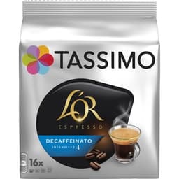 Café decafeinatto L'Or Espresso intensidad 4 estuche 16 cápsulas - Tassimo