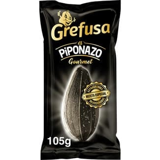 Pipas de girasol Gourmet extragrandes receta especial bolsa 105 g - Grefusa El Piponazo