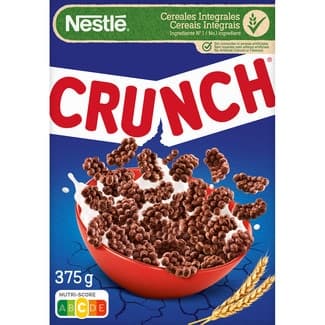 Cereales de desayuno con chocolate paquete 375 g - Nestle Crunch