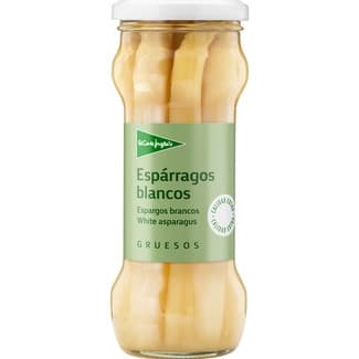 Espárragos blancos gruesos extra frasco 205 g neto escurrido - El Corte Ingles