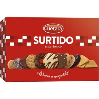 Galletas surtidas estuche 420 g - Cuetara