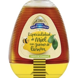 Miel con zumo de limón bote 350 g - Granja San Francisco