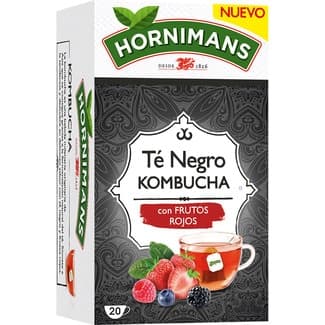 Té negro kombucha con frutos rojos estuche 20 bolsitas - Hornimans