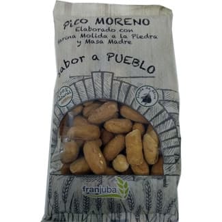 Picos morenos Sabor a Pueblo con aceite de oliva bolsa 140 g con harina molida a la piedra y masa madre - Franjuba
