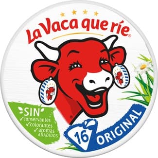 Queso fundido original 16 porciones caja 250 g - La Vaca Que Rie