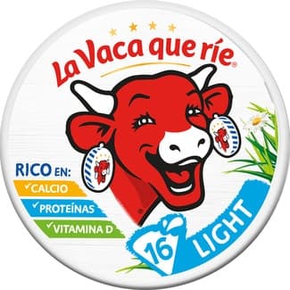 Queso fundido light 16 porciones caja 250 g - La Vaca Que Rie