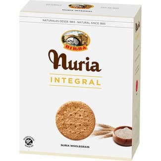 Nuria galletas integrales y naturales, sin aceite de palma estuche 470 g - Birba