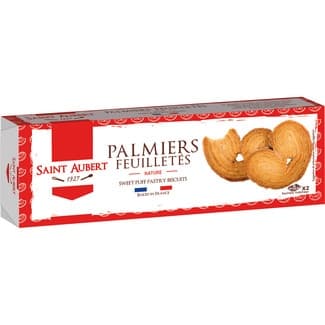 Palmeritas de hojaldre estuche 100 g - Saint Aubert