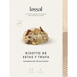 Risotto de setas y trufa 2 raciones envase 940 g - Lassal
