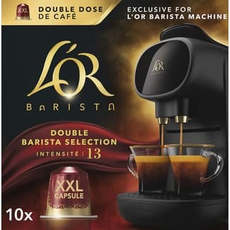 Café double barista selection intensidad 13 estuche 10 cápsulas XXL - L'or Barista