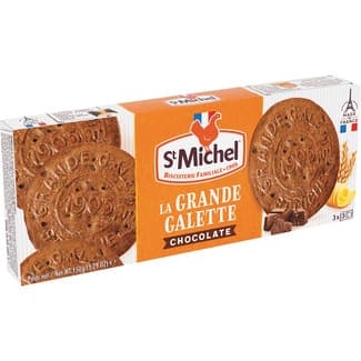 Galletas de mantequilla grandes con chocolate estuche 150 g - St Michel