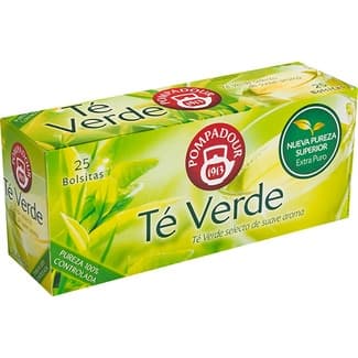 Té verde estuche 25 bolsitas - Pompadour