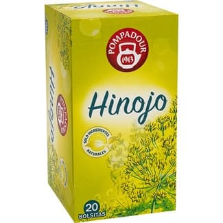 Infusión de hinojo estuche 20 bolsitas - Pompadour