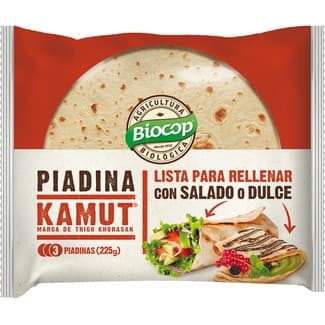 Piadina de kamut envase 225 g - Biocop
