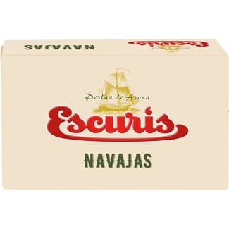 Navajas al natural lata 65 g neto escurrido - Escuris
