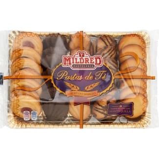 Pastas surtidas de té bandeja 350 g - Mildred