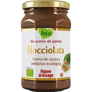 Bio crema de cacao y avellanas ecológica frasco 250 g - Nocciolata