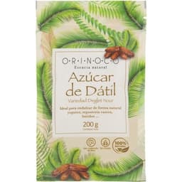 Azúcar de dátil sin gluten estuche 200 g - Orinoco