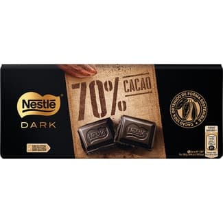 Chocolate negro 70% de cacao sin gluten tableta 120 g - Nestle Dark