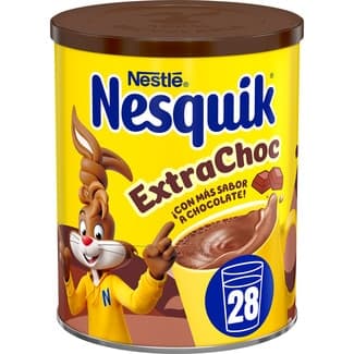 Cacao instantáneo sabor extra choc sin gluten bote 390 g - Nestle Nesquik