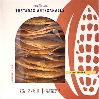 Tostadas mexicanas artesanales bolsa 275 g - Maiz Maya