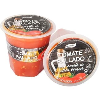 Tomate rallado con aceite de oliva virgen sin gluten vaso 230 g - Surinver