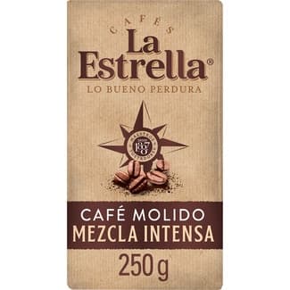 Café molido mezcla intensa paquete 250 g - La Estrella