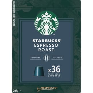 Café espresso intensidad 11 estuche 36 cápsulas compatibles con máquinas Nespresso - Starbucks
