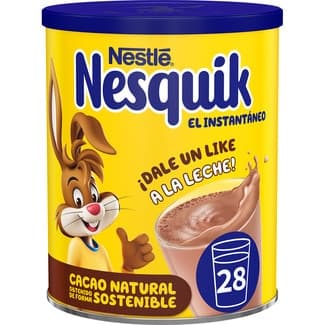 Cacao en polvo instantáneo sin gluten bote 390 g - Nestle Nesquik