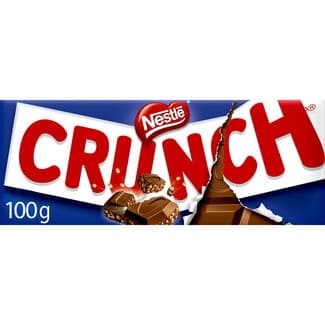 Chocolate con arroz inflado crujiente sin gluten tableta 100 g - Nestle Crunch