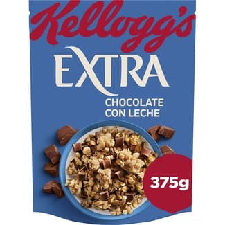 Cereales de desayuno con chocolate con leche paquete 375 g - Kellogg's Extra