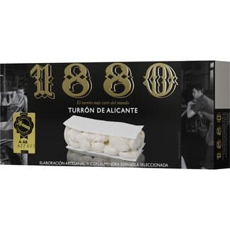 Turrón duro de Alicante sin gluten Calidad Suprema IGP Jijona tableta 250 g - 1880