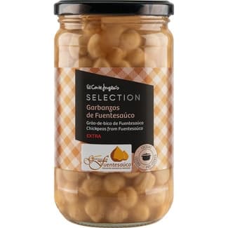 Garbanzos cocidos IGP garbanzo de Fuentesaúco frasco 400 g neto escurrido - El Corte Ingles Selection