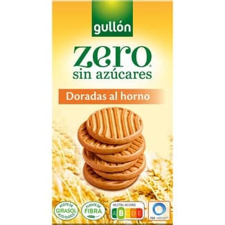 Galletas doradas al horno sin azúcares caja 330 g - Gullon Zero