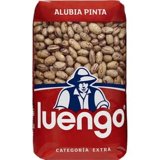 Alubia pinta paquete 1 kg - Luengo