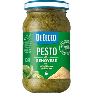 Salsa pesto alla genovese con parmigiano reggiano frasco 190 g - De Cecco